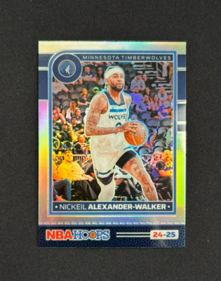 2024-25 Panini NBA HOOPS Nickeil Alexander-Walker Premium Silver PRIZM #198