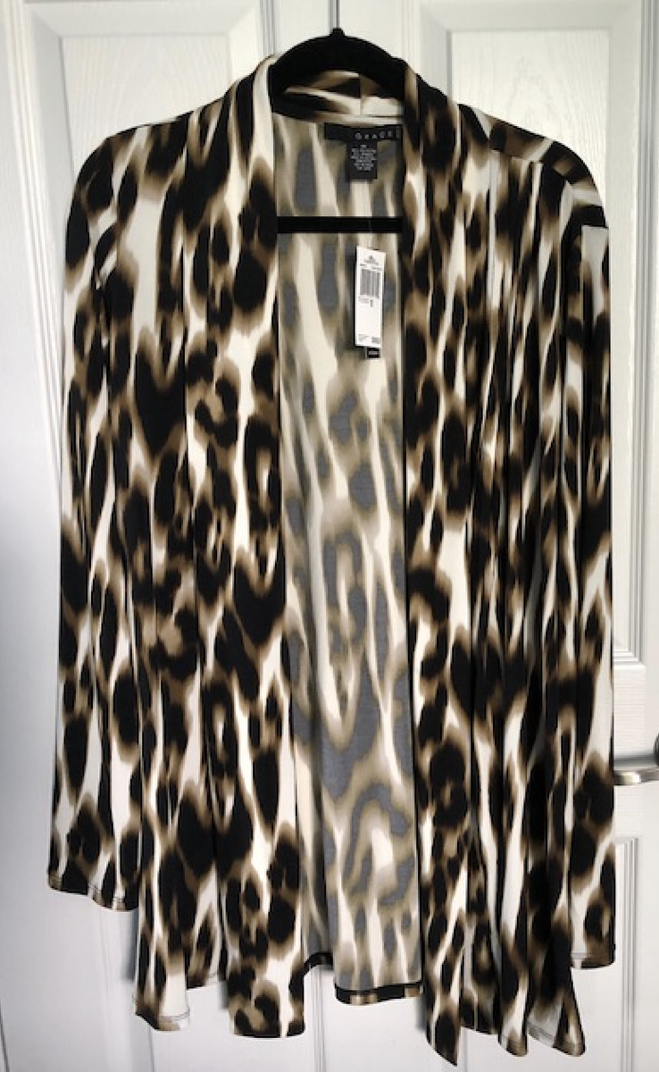 トップス 731 Beautiful GRACE Animal Print Overshirt / Jacket (1X) (NWT) $68 | eBay