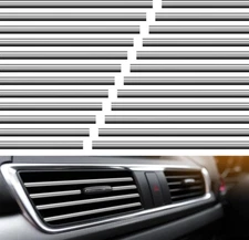 Frienda 20 Pieces Car Air Conditioner Vent Outlet Decoration Strips