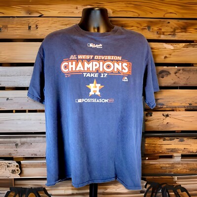 Houston Astros Men's XL Short- Sleeve Postseason 2017 AL West