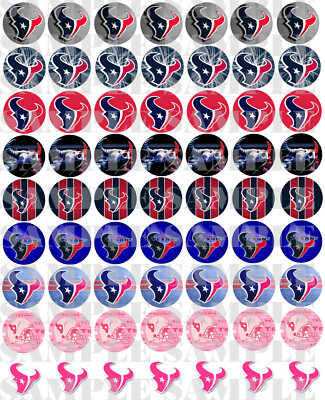 SET of 100- 1'' Foottball Bottlecap images. WE CUT THEM!!