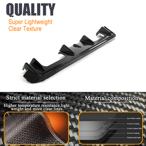 Carbon Heckdiffusor Heck Stoßstangen Diffusor Passt für BMW G82 G83 M4 2020-2024 - Bild 6 von 10