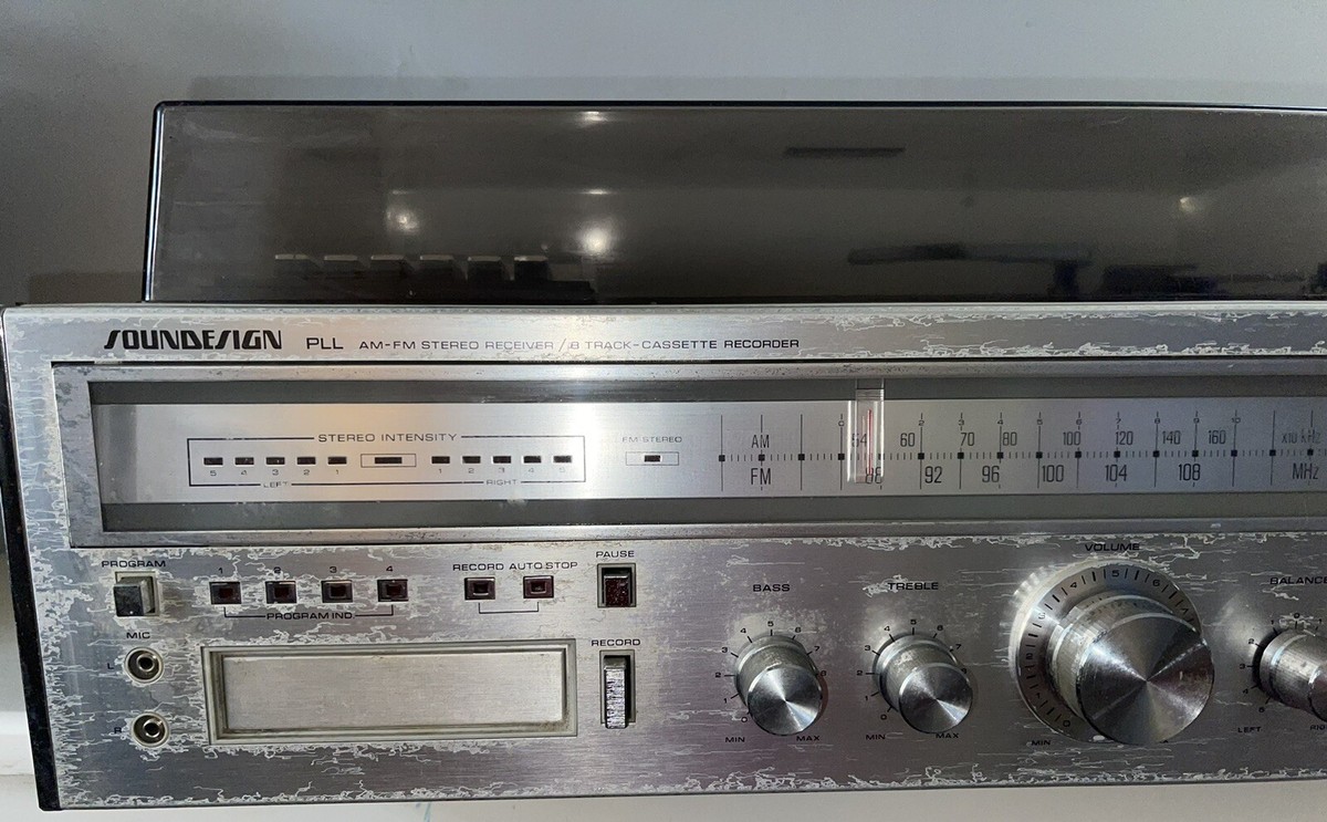 SOUNDESIGN Sound Design 6949 PLL AM FM Stereo Receiver 8 track
