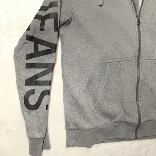 Calvin Klein Jeans Hoodie Gray Size Large Long Sleeve Mens Full Zip - 第 4/8 張圖片