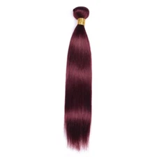 Burgundy 99J One Bundle Straight/Body Wave/Jerry Curl Ali Bundle 100 Human Hair 