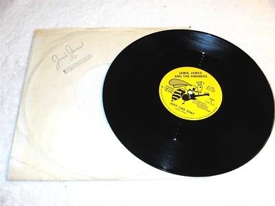 Jamie James & The Kingbees ''Just Like That/If I Want To'' 1982, 45 RPM,10'' Single