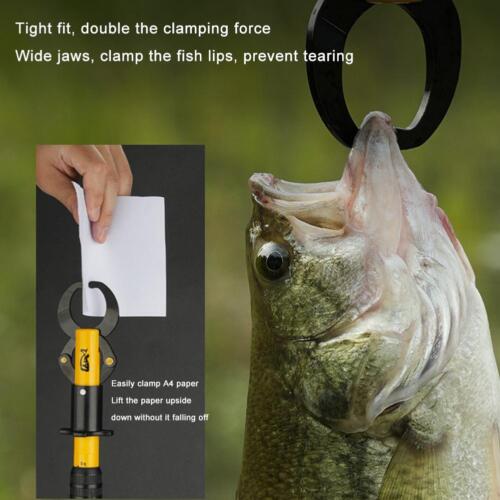 Fish Lip Grabber Portable Fishing Gripper w/ Weight Scale&Ruler Fishing Tool^ - Picture 11 of 21