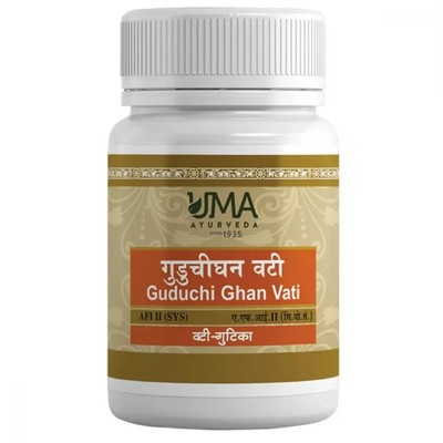 Uma Ayurveda Guduchi Ghan Vati (80tab) Free Shipping