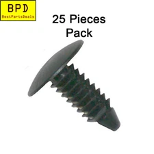 25 Pk GM Plastic Push-In Fasteners - Bumper Strip Retainers