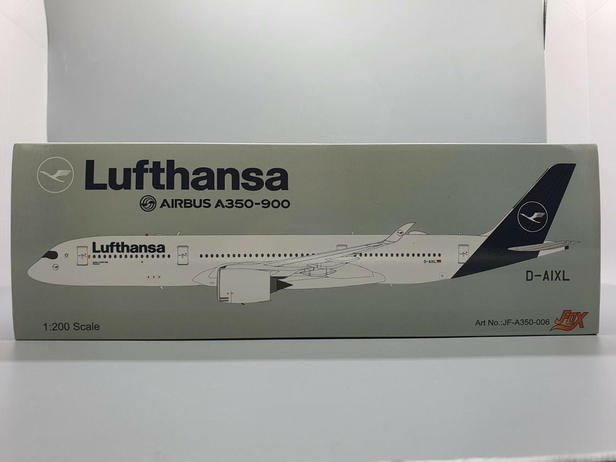 JFOX Inflight 1:200 Lufthansa Airbus A350-900 Reg: D-AIXL JF