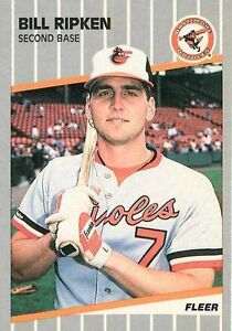 Fleer 1989 Bill Ripken Baltimore Orioles 616 Baseball Card For Sale Online Ebay