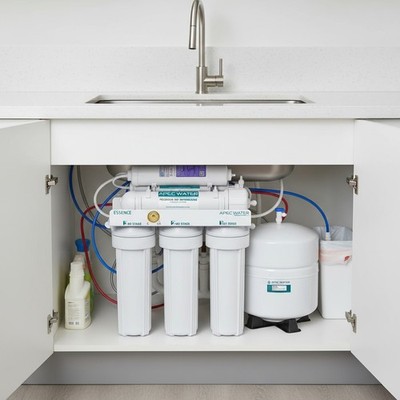 Alkaline Mineral pH+ 75 GPD Drinking Water System - Under Sink Installation