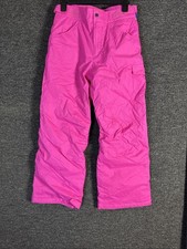NEW Columbia Snow Pants Youth Large pink Starchaser Peak Waterproof Ski Snow