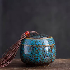 Article funéraires pour animaux Mini Pot d'urne de crémation en céramique de 70m