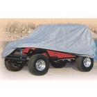 Smittybilt 803 Full Car Cover with Storage Bag Lock & Cable - Gray For Jeep CJ5
