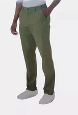 32 Degrees Cool Men’s Stretch Performance Tech Pant, Green, W38 / L32