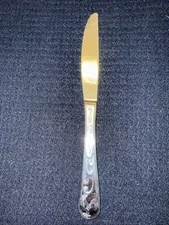 Retired CAMBRIDGE SCROLL ROOSTER STAINLESS STEEL FLATWARE 9 1/4” DINNER KNIVES