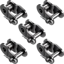 OIIKI 5PCS Roller Chain Offset Link #420, Half Link, Crank 