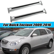 2Pcs Car Top Front Rear Roof Cross Bars Luggage Rack For Buick Enclave 2009-2016
