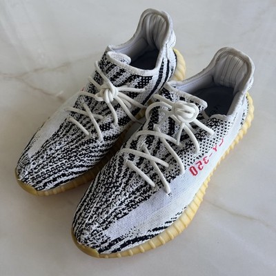 Adidas Yeezy Boost 350 V2 Zebra CP9654 US Size 11.5 White/Black Sneaker