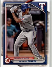 2024 Bowman Draft Braylin Morel #BD-169 Texas Rangers