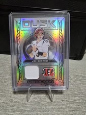 2024 Panini Obsidian - Dusk Memorabilia Joe Burrow #DM-JBW Silver /99 (MEM)