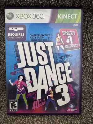Just Dance 3 Xbox 360 Kinect. Used. Fast Shipping. Tested. Works Great
