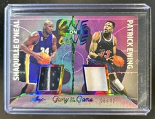 2025 Leaf Glory of the Game Shaquille O'Neal Patrick Ewing One On Jersey #/12