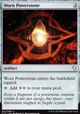 1x Worn Powerstone NM-Mint, English Commander 2017 MTG Magic