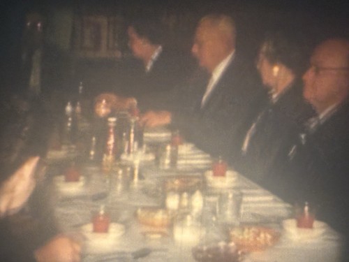 “Anniversary Party” (1953) 8mm Film Home Movie, Floral Arrangement, Guests, Love - Picture 18 of 24
