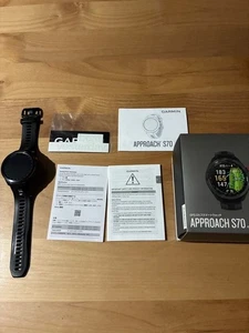 Garmin Approach S70 Premium Golf GPS Watch Amoled Distance Tracker 47mm used