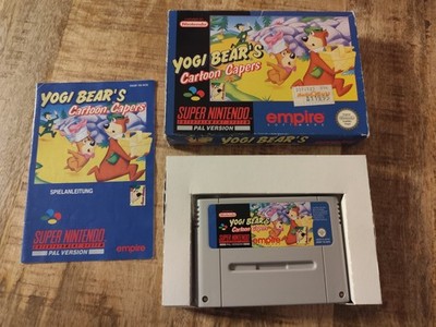 SNES Nintendo Yogi Bear´s Cartoon Capers Spiel Modul mit OVP und Anleitung