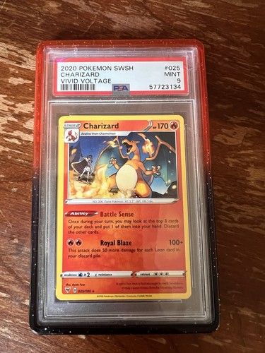 Pokémon Charizard 025/185 Swsh04 Vivid Voltage Holo PSA 9 English 2020