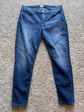 Hudson Mid Rise Womens Nico Super Skinny Ankle Jeans Medium Wash size 31 x 28