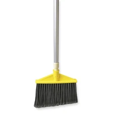 RUBBERMAID COMMERCIAL PRODUCTS FG638500GRAY Angle Broom,47 in Handle L,11 in Fac