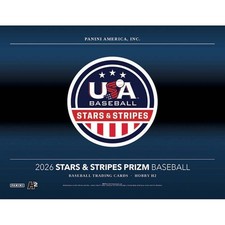 2026 Prizm USA Stars & Stripes Baseball Hobby Hybrid H2 Factory 26PABPRZUSASS-HY
