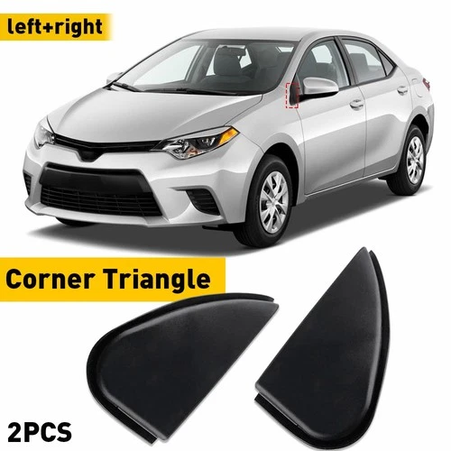 Driver Passenger Side Mirror Corner Triangle Cover For Toyota Corolla 2014-2016