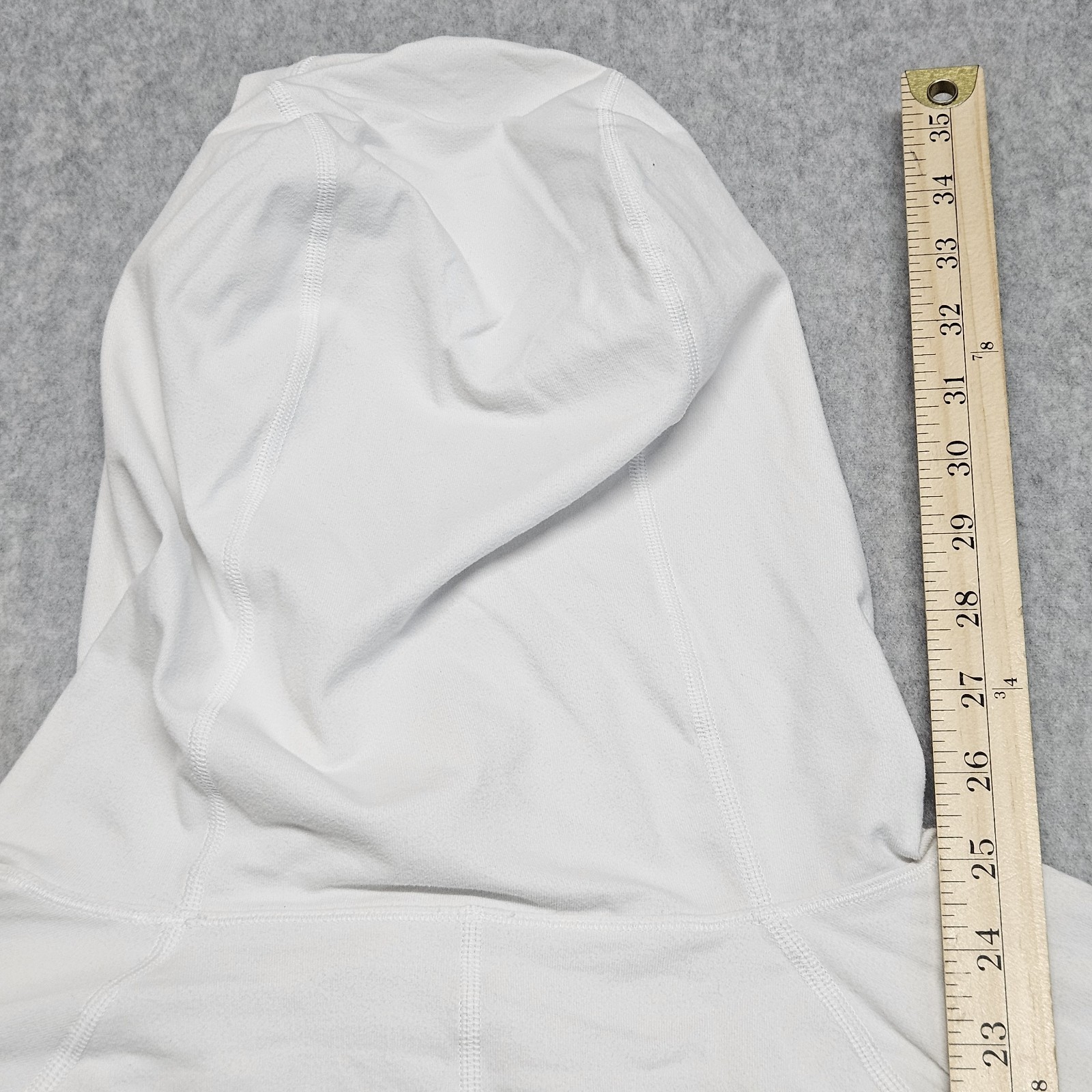 Lululemon Womens Solid White Pullover Hoodie Sz. … - image 5