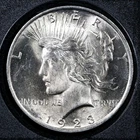 1923 Peace Silver Dollar - BU - Strong Luster - #124