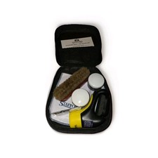 Vintage Stafford Travel Shoe Care Kit Black Shoe Shine Kit In Original Box