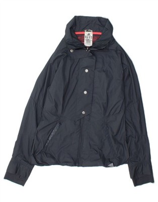 Adidas Clima Proof Damen-Regenjacke UK 10 Small marineblau Polyester DQ67