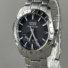 CTIZEN ECO-DRIVE Solar Dive Watch Mens 37mm Black Dial H416-S04