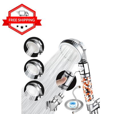 #ad Setting High Pressure Shower Envy Shower Head with Beads Water Saving Durable $22.99