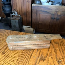 M.L. Lynch Model 102 Turkey Box Call, LIBERTY, MISS. 1958, 3 Hole, Inside Mark!!