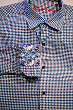 ROBERT GRAHAM FLIP CUFF CASUAL COTTON DRESS SHIRT XLARGE 2-174