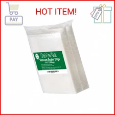 O2frepak 100 Quart Size 8" x 12"Vacuum Sealer Bags with BPA Free and Puncture Pr