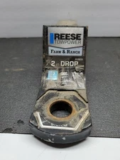 Reese Trailer Hitch Ball Mount 6000 lbs For 2" Receiver 2" Drop Black