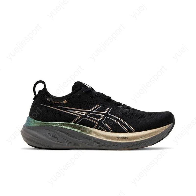ASICS Gel Nimbus 26 Platinum Black Champagne for Sale