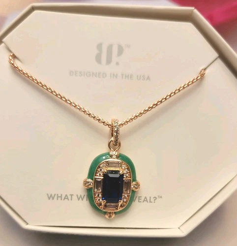 Bomb Party OG Necklace Exclusive Bringback Rose Gold Pltg Tan Lines & Sparkle  - product listing photo