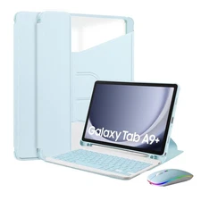 Keyboard Case for Samsung Galaxy Tab A9 Plus 11 Inch 2023-7 Color Backlit, 36...